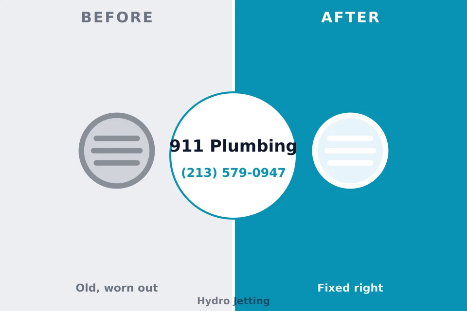 Before and after: plumbing repair Gordo, AL